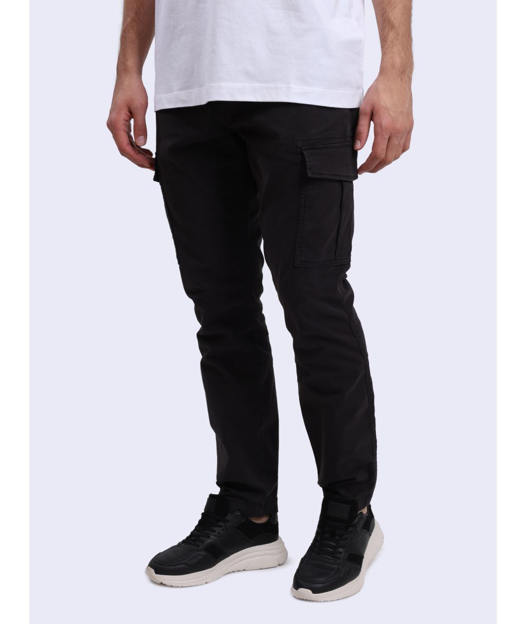 TOMMY HILFIGER Черные повседневные брюки, фото 3