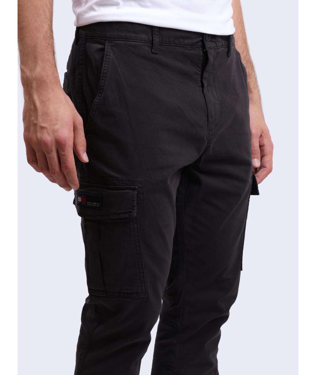 TOMMY HILFIGER Черные повседневные брюки, фото 4