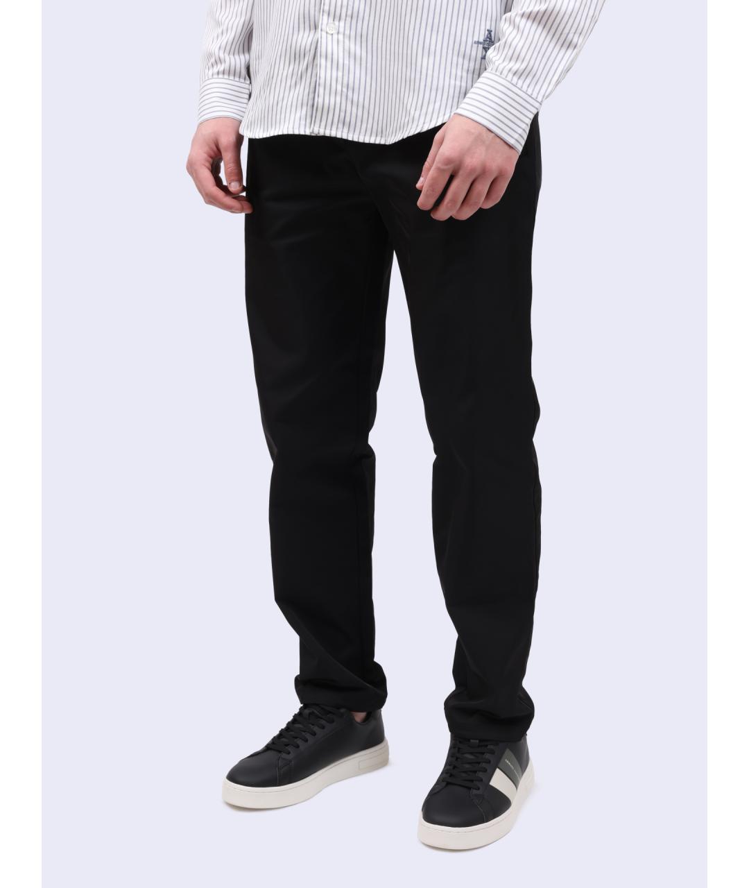 ARMANI EXCHANGE Черные повседневные брюки, фото 2