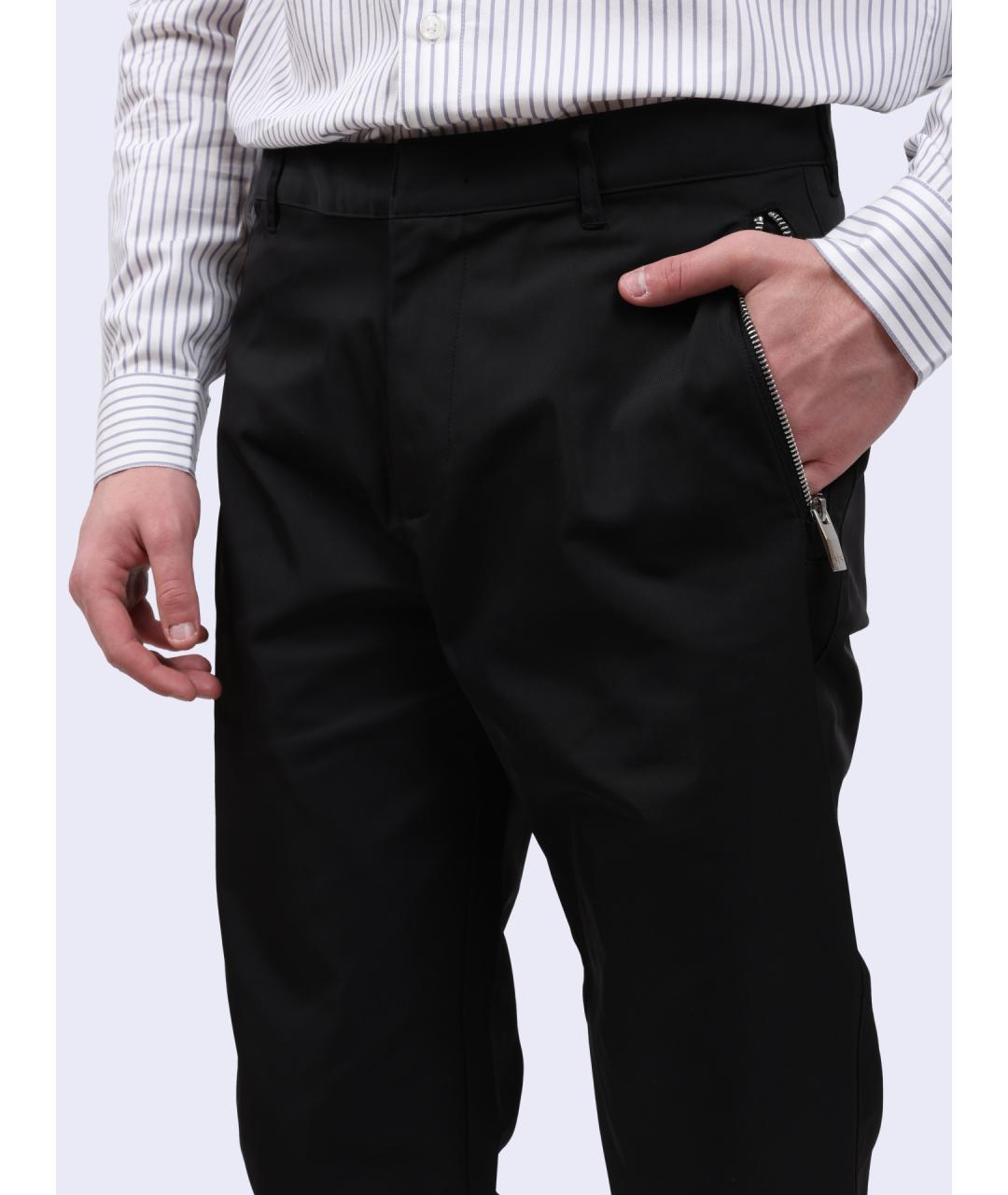 ARMANI EXCHANGE Черные повседневные брюки, фото 3