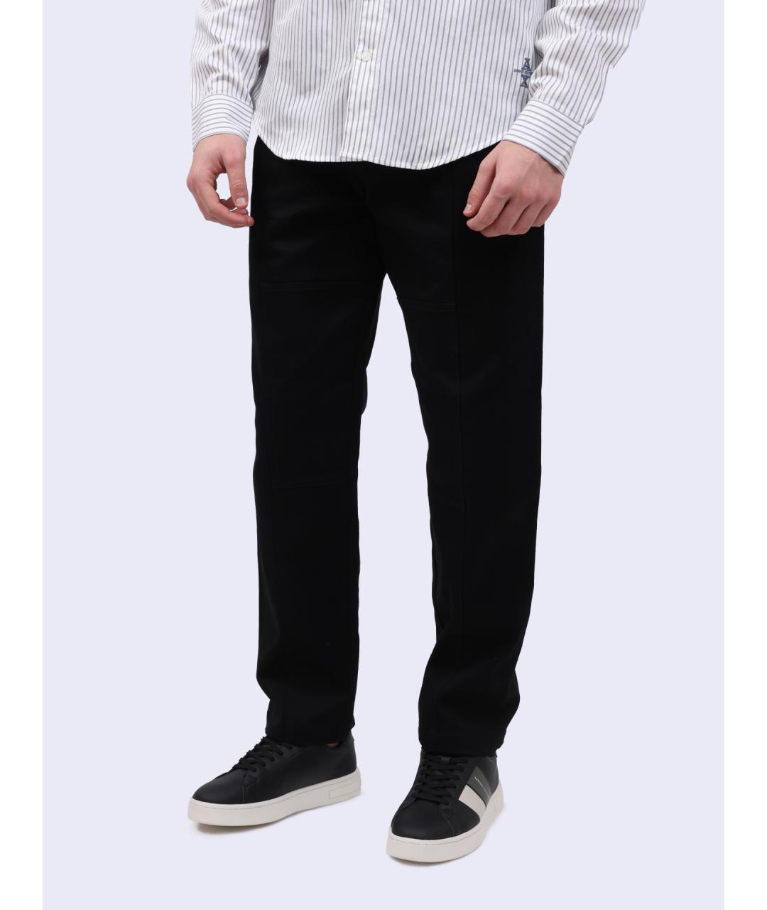 ARMANI EXCHANGE Черные повседневные брюки, фото 3