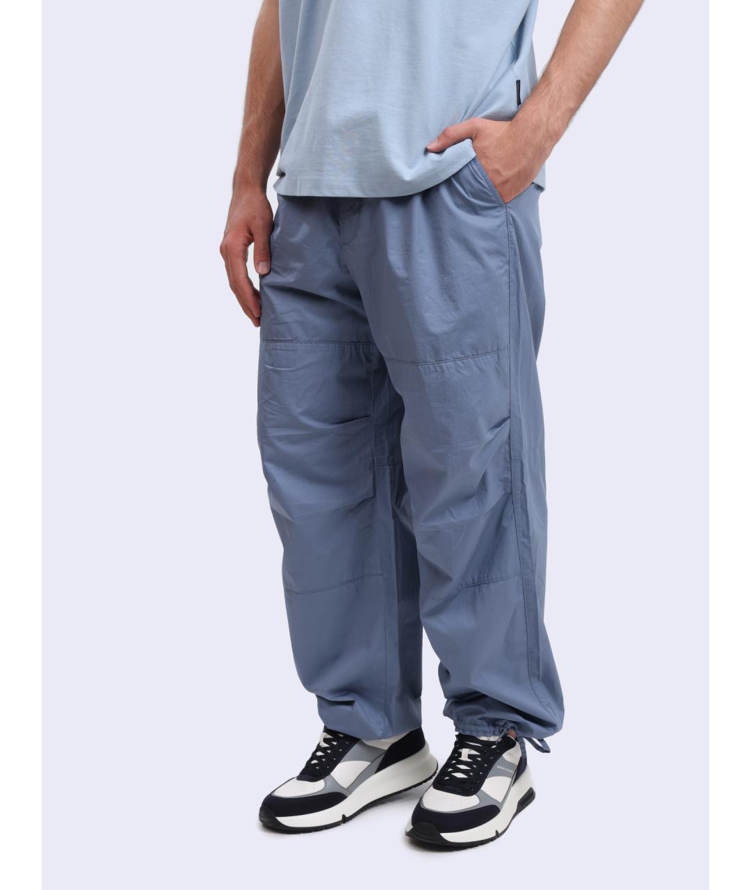 ARMANI EXCHANGE Голубые повседневные брюки, фото 3