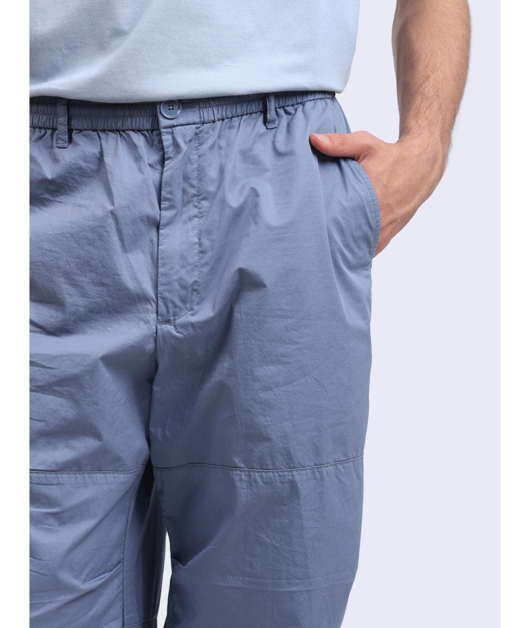 ARMANI EXCHANGE Голубые повседневные брюки, фото 4