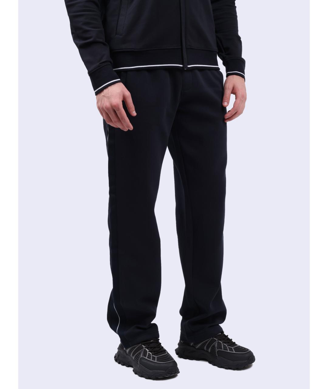 ARMANI EXCHANGE Темно-синие повседневные брюки, фото 3