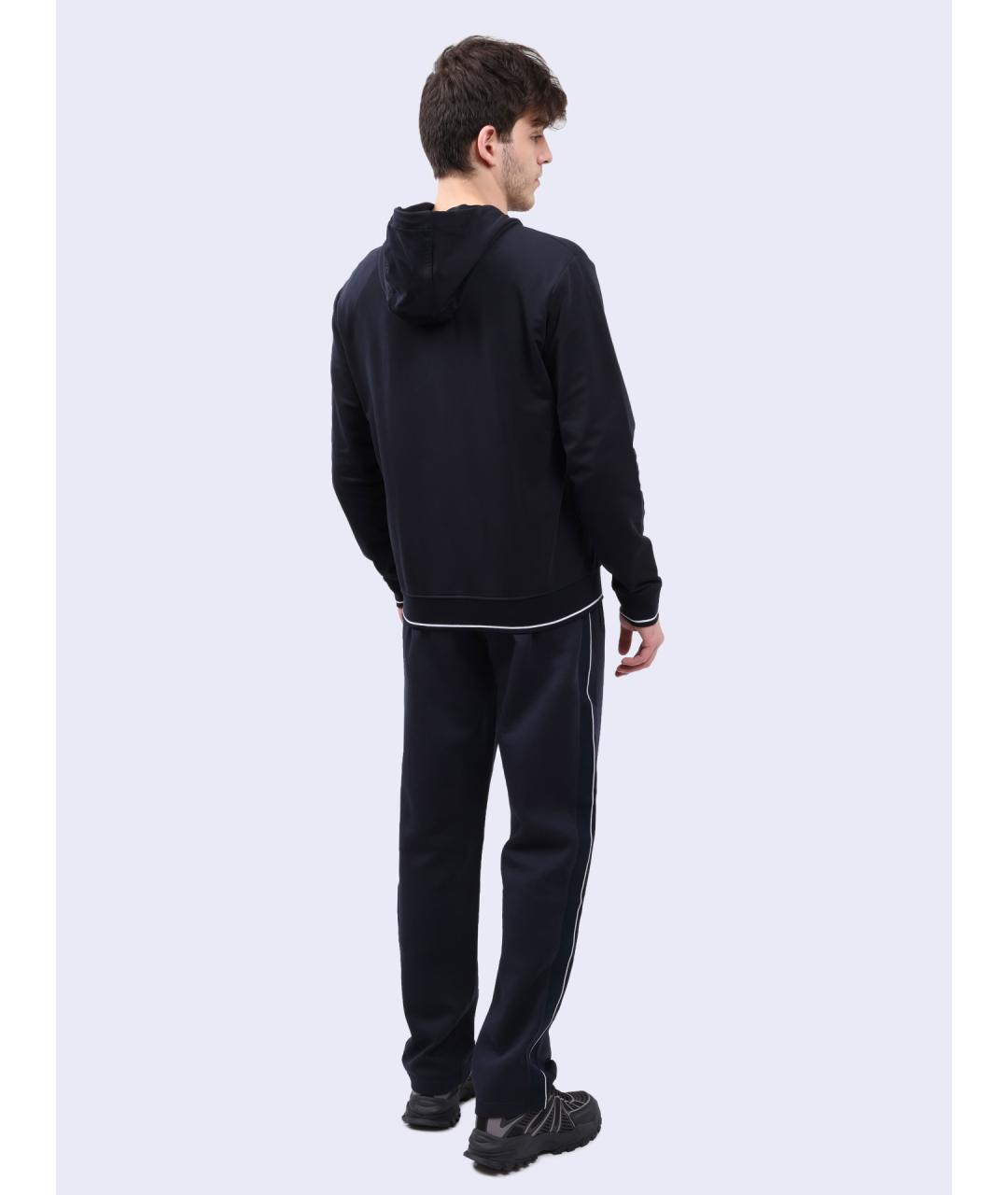 ARMANI EXCHANGE Темно-синие повседневные брюки, фото 5