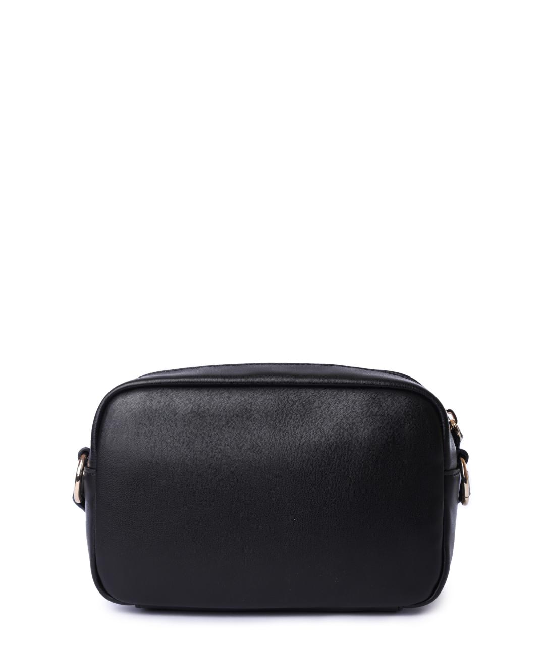 TOMMY HILFIGER Черная сумка через плечо из искусственной кожи, фото 3