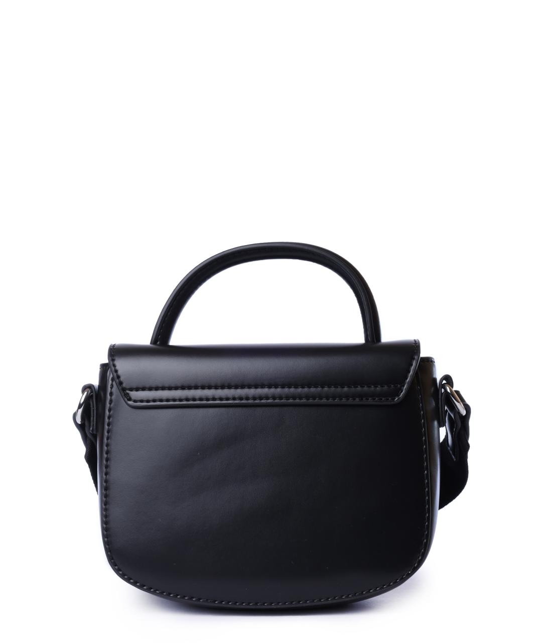 TOMMY HILFIGER Черная сумка с короткими ручками из искусственной кожи, фото 4