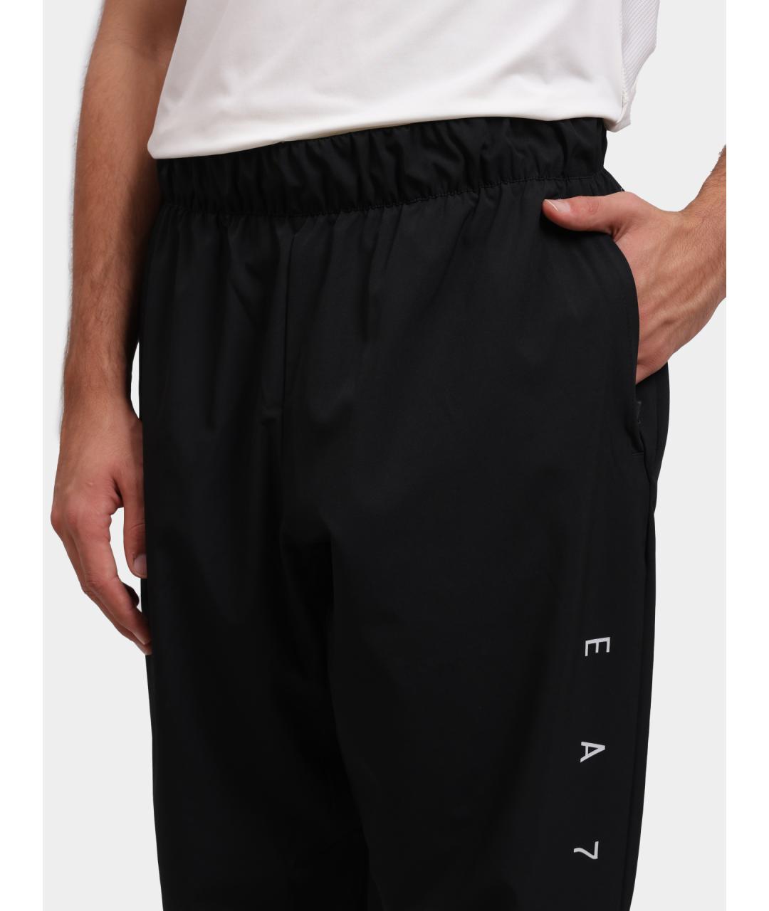 EA7 Черные повседневные брюки, фото 4