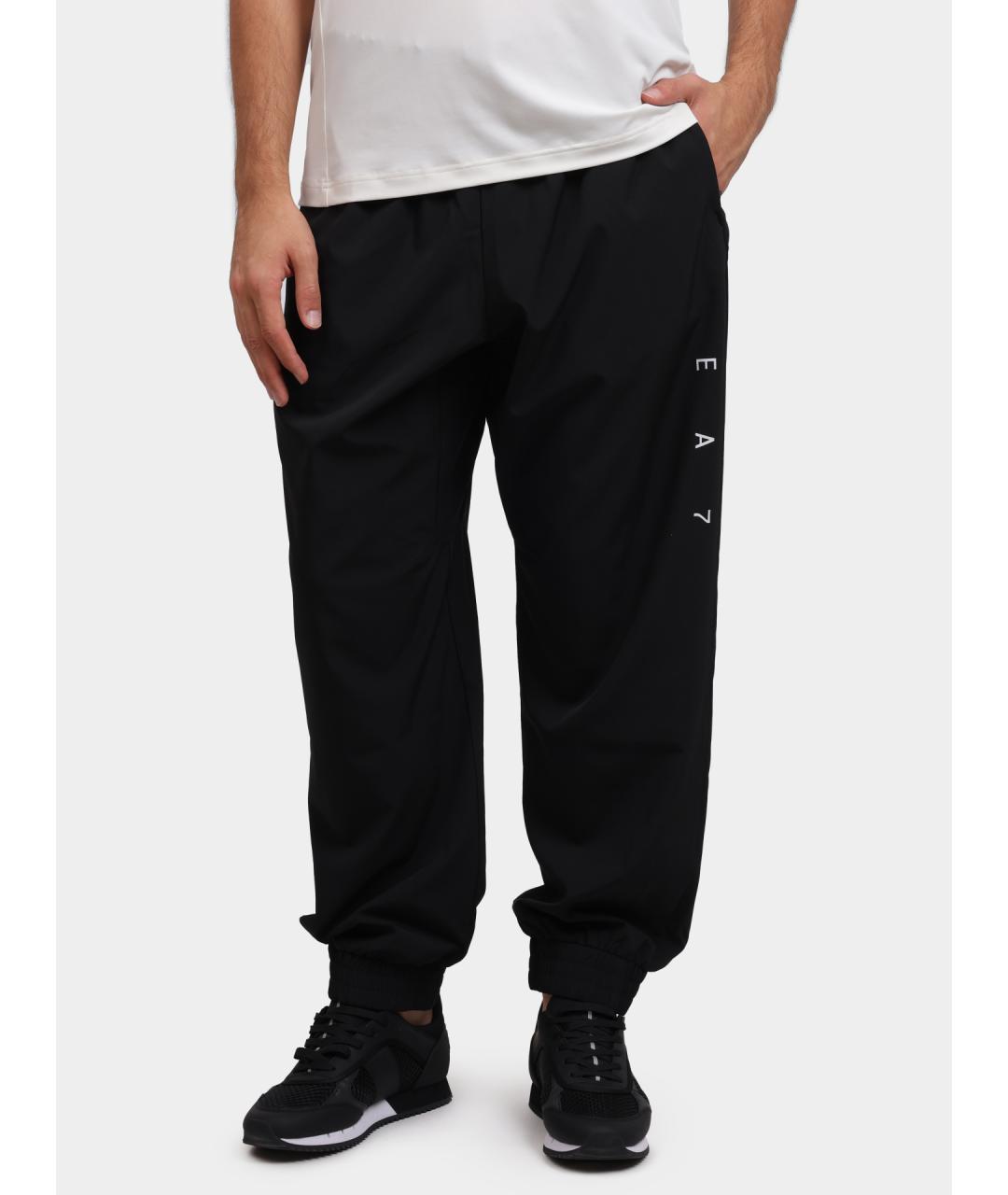 EA7 Черные повседневные брюки, фото 2