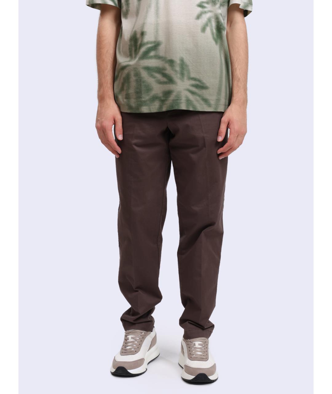 ARMANI EXCHANGE Коричневые повседневные брюки, фото 6