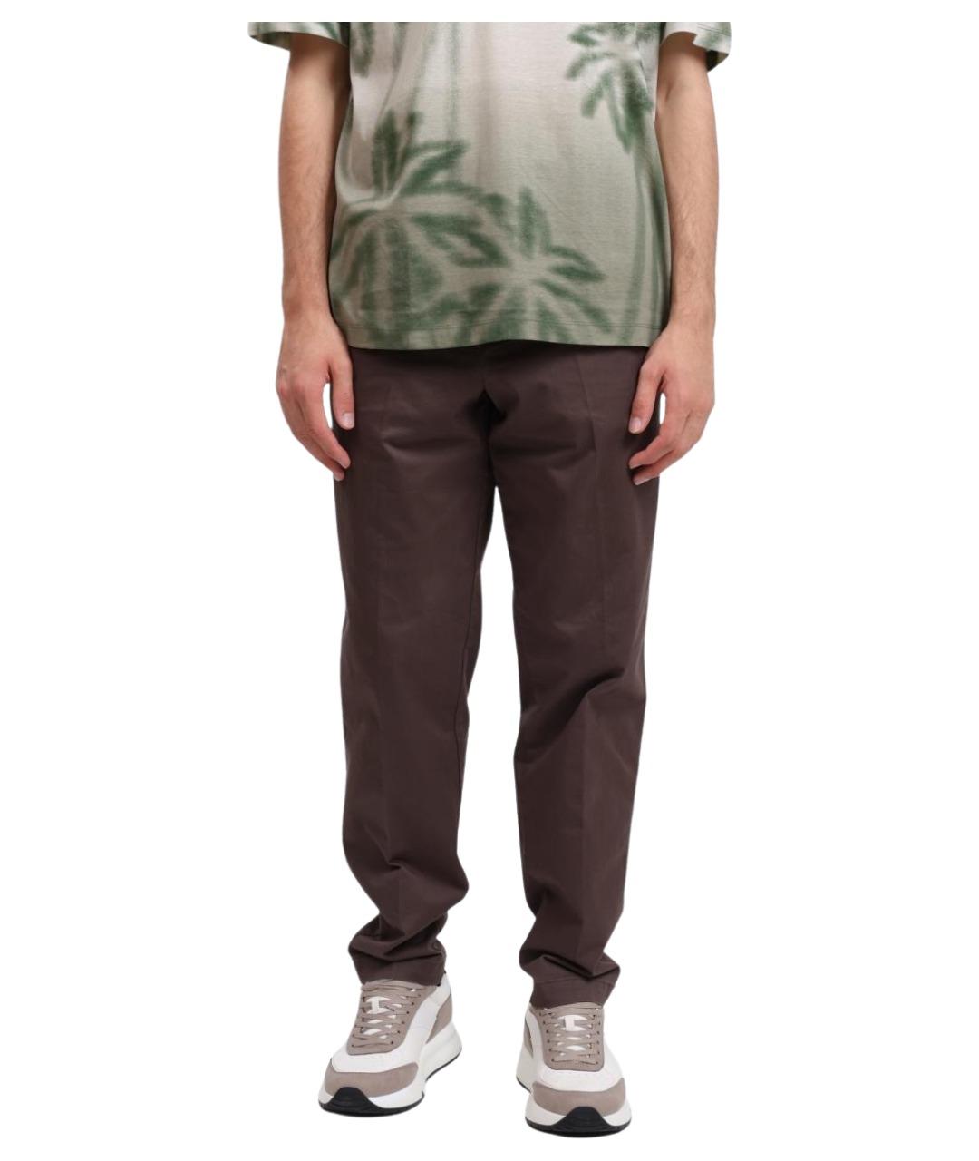 ARMANI EXCHANGE Коричневые повседневные брюки, фото 1