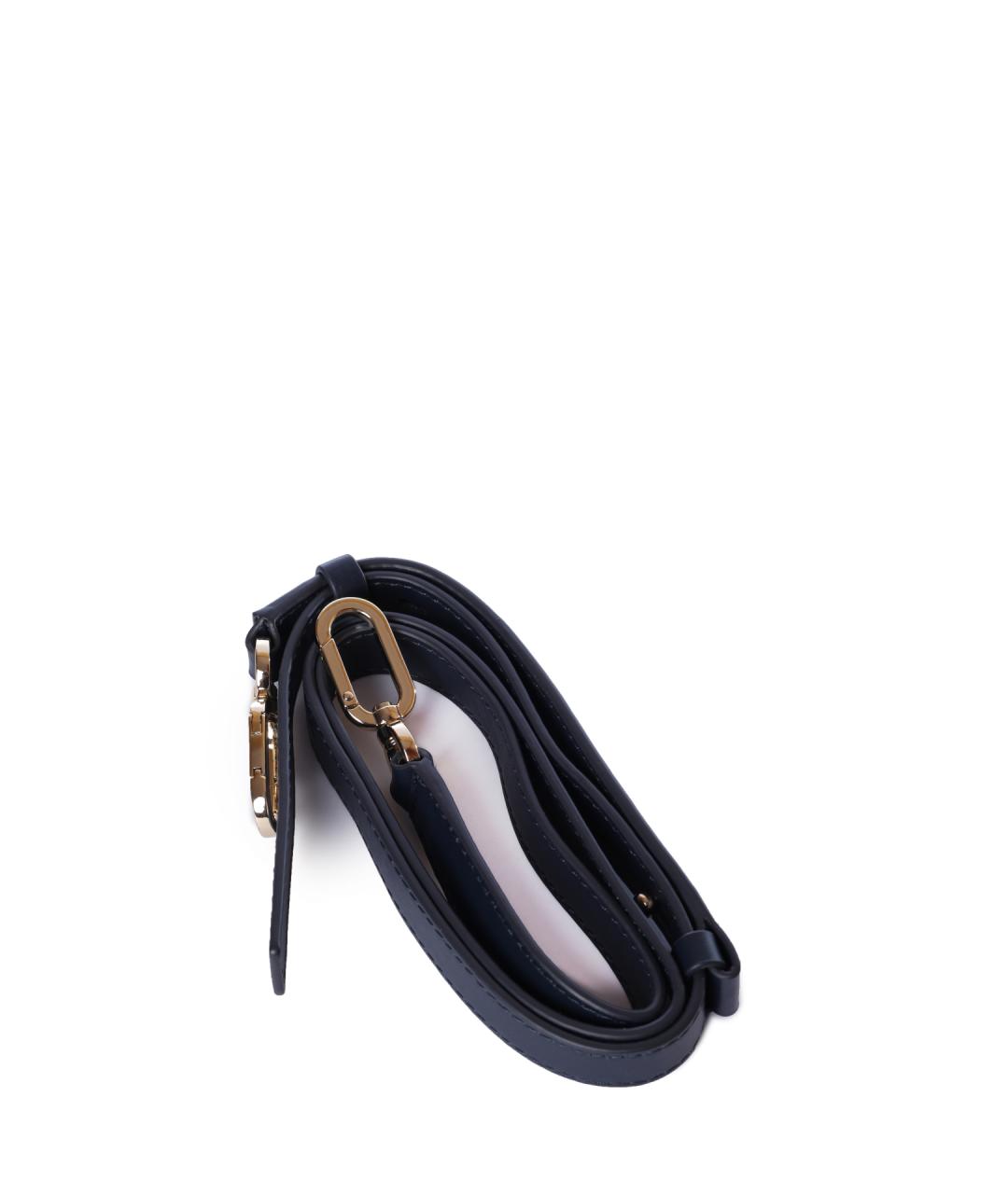 TOMMY HILFIGER Темно-синяя кожаная сумка через плечо, фото 4