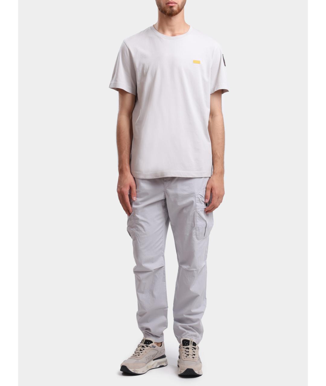 PARAJUMPERS Серые хлопковые повседневные брюки, фото 3