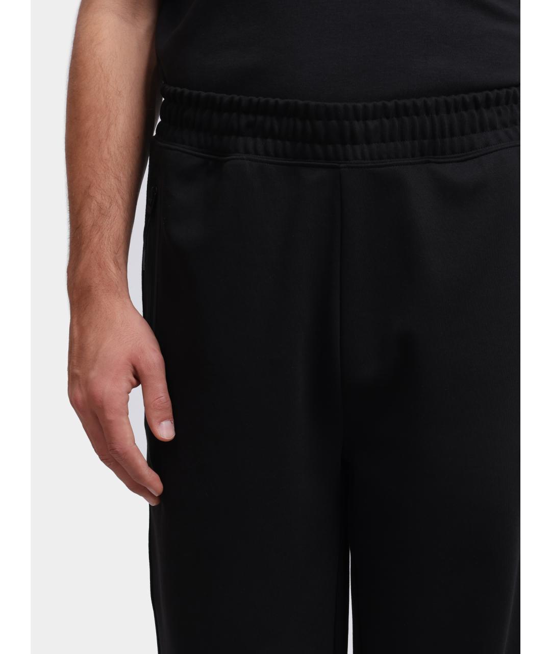 HUGO Черные хлопковые повседневные брюки, фото 2