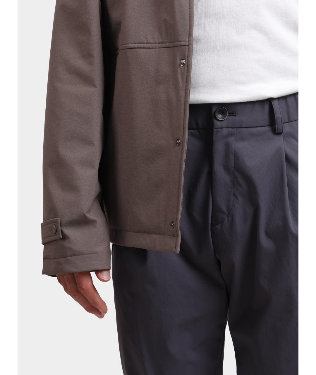 HERNO Серые повседневные брюки, фото 4