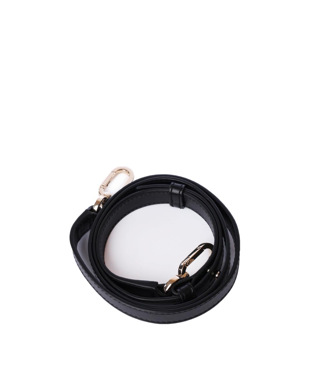 TOMMY HILFIGER Черная кожаная сумка через плечо, фото 5