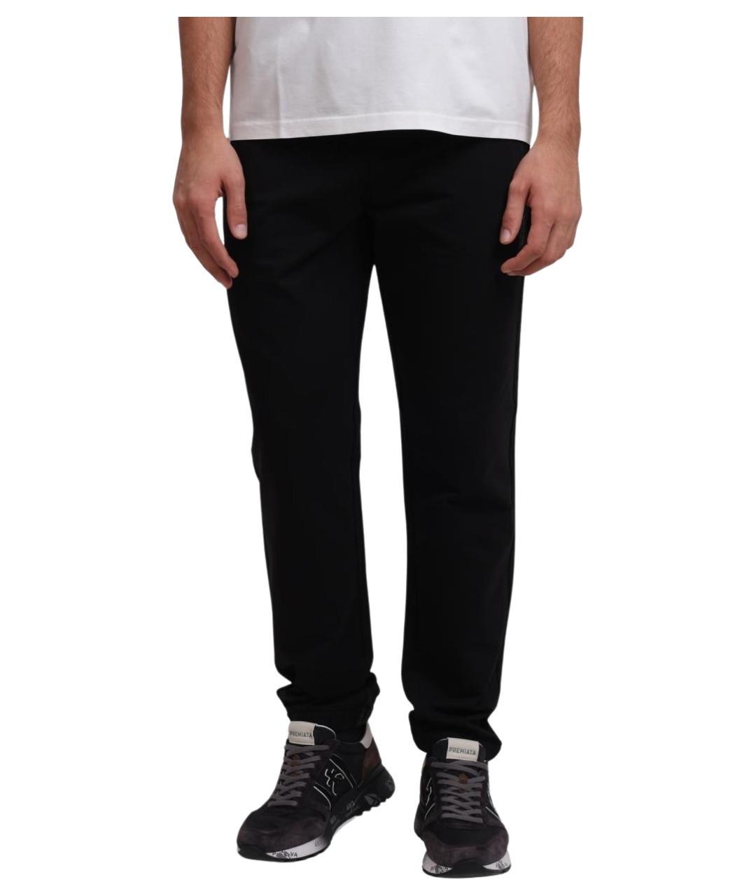 CP COMPANY Черные хлопковые повседневные брюки, фото 1