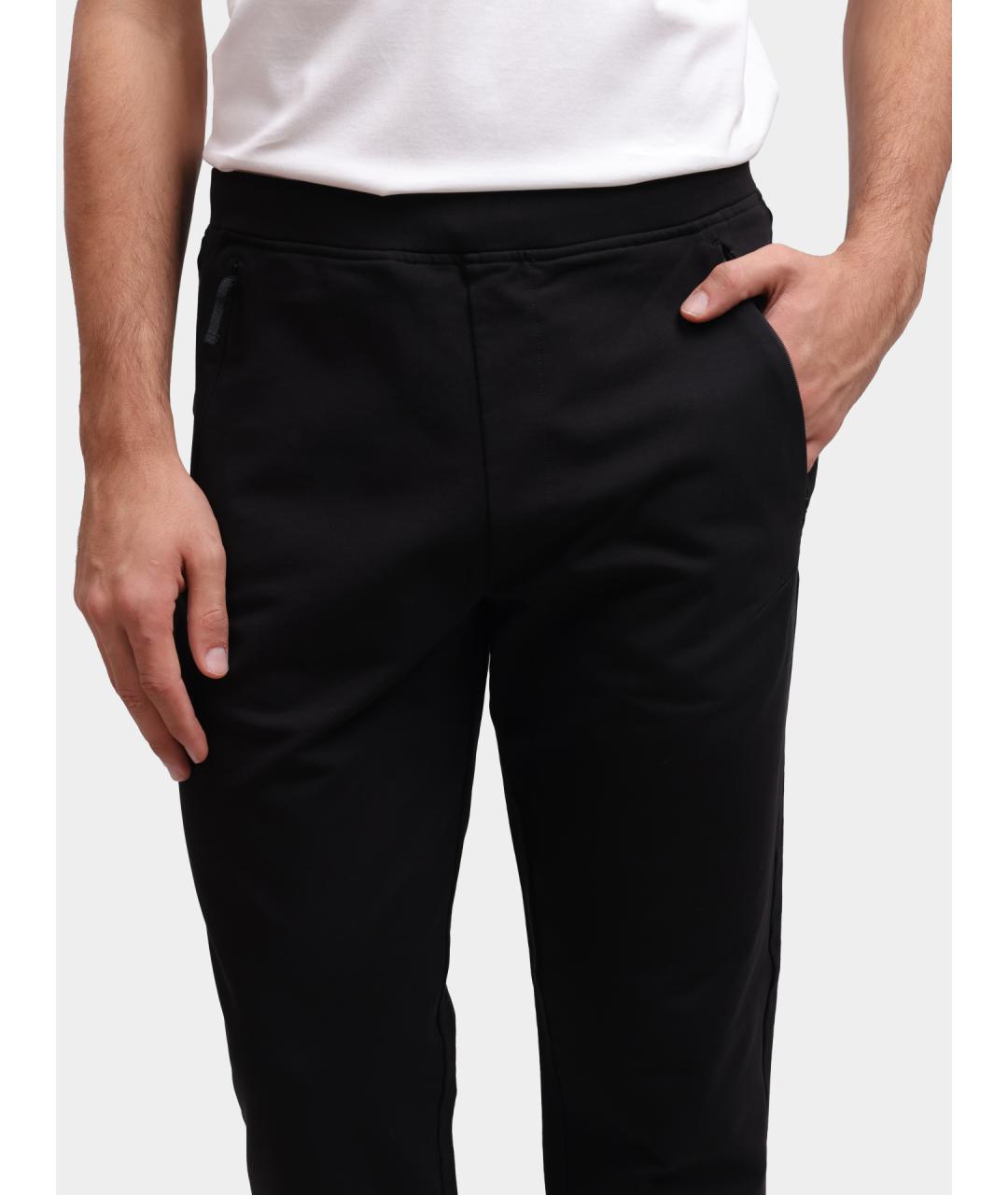 CP COMPANY Черные хлопковые повседневные брюки, фото 4