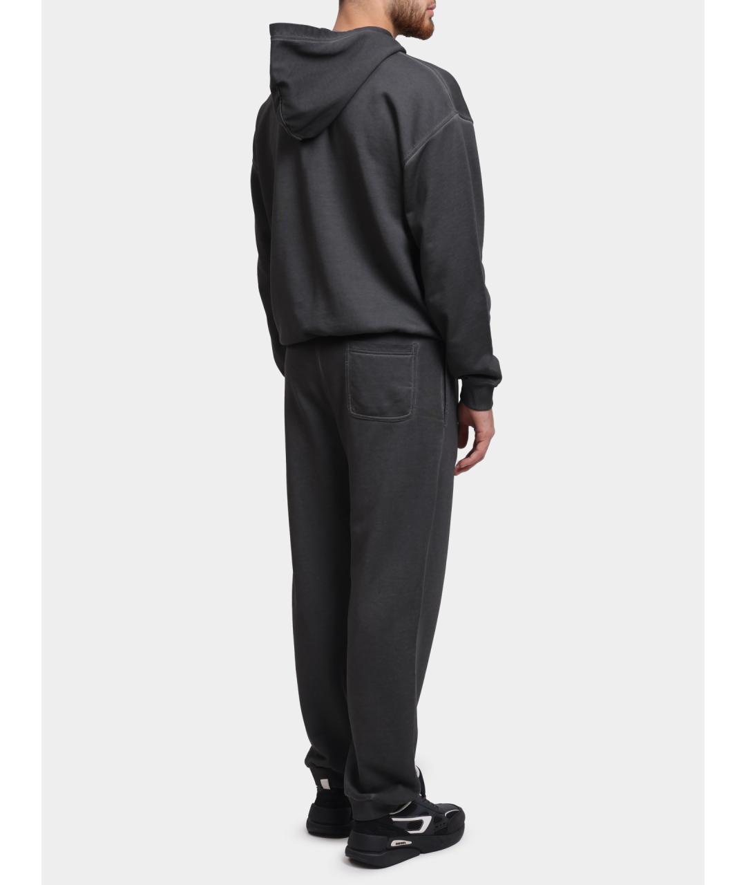 DIESEL Серые хлопковые повседневные брюки, фото 5