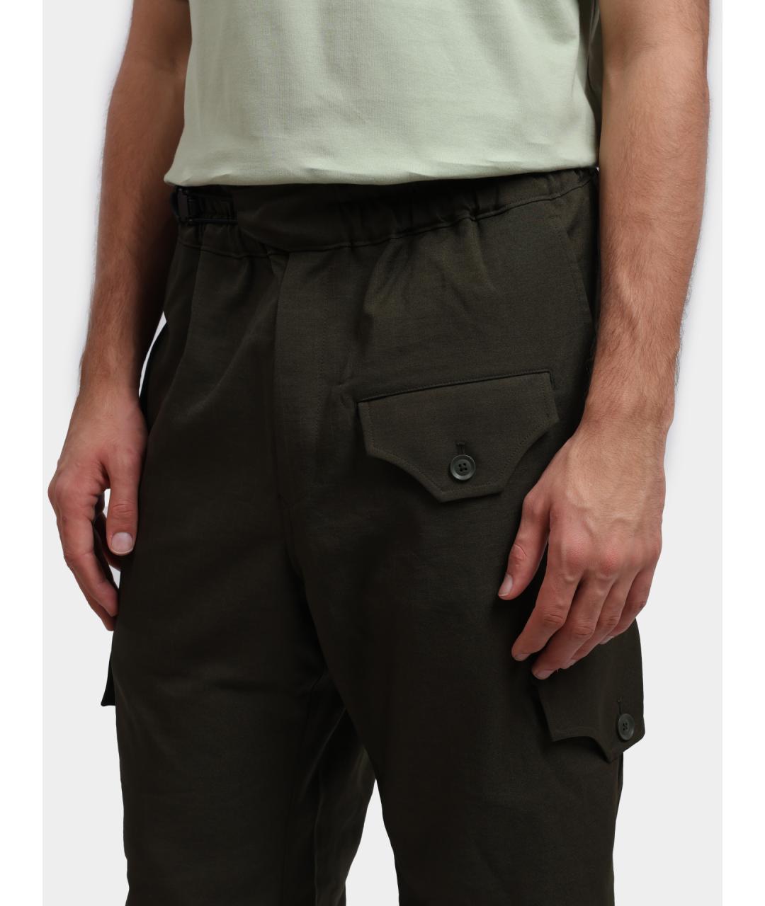 Y-3 Зеленые повседневные брюки, фото 4