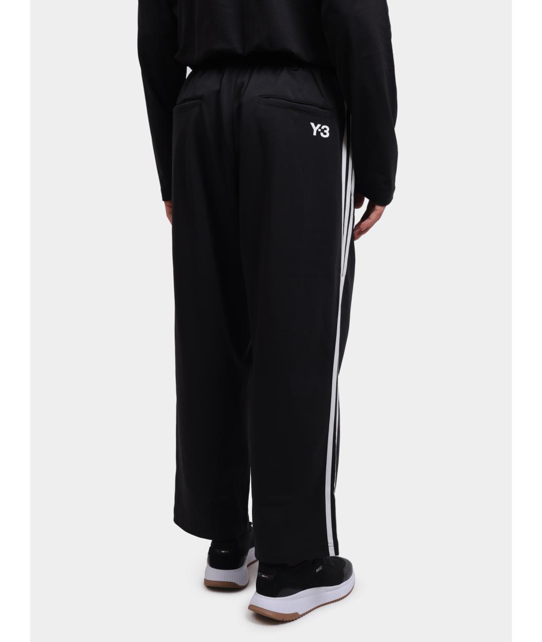 Y-3 Черные полиамидовые повседневные брюки, фото 5