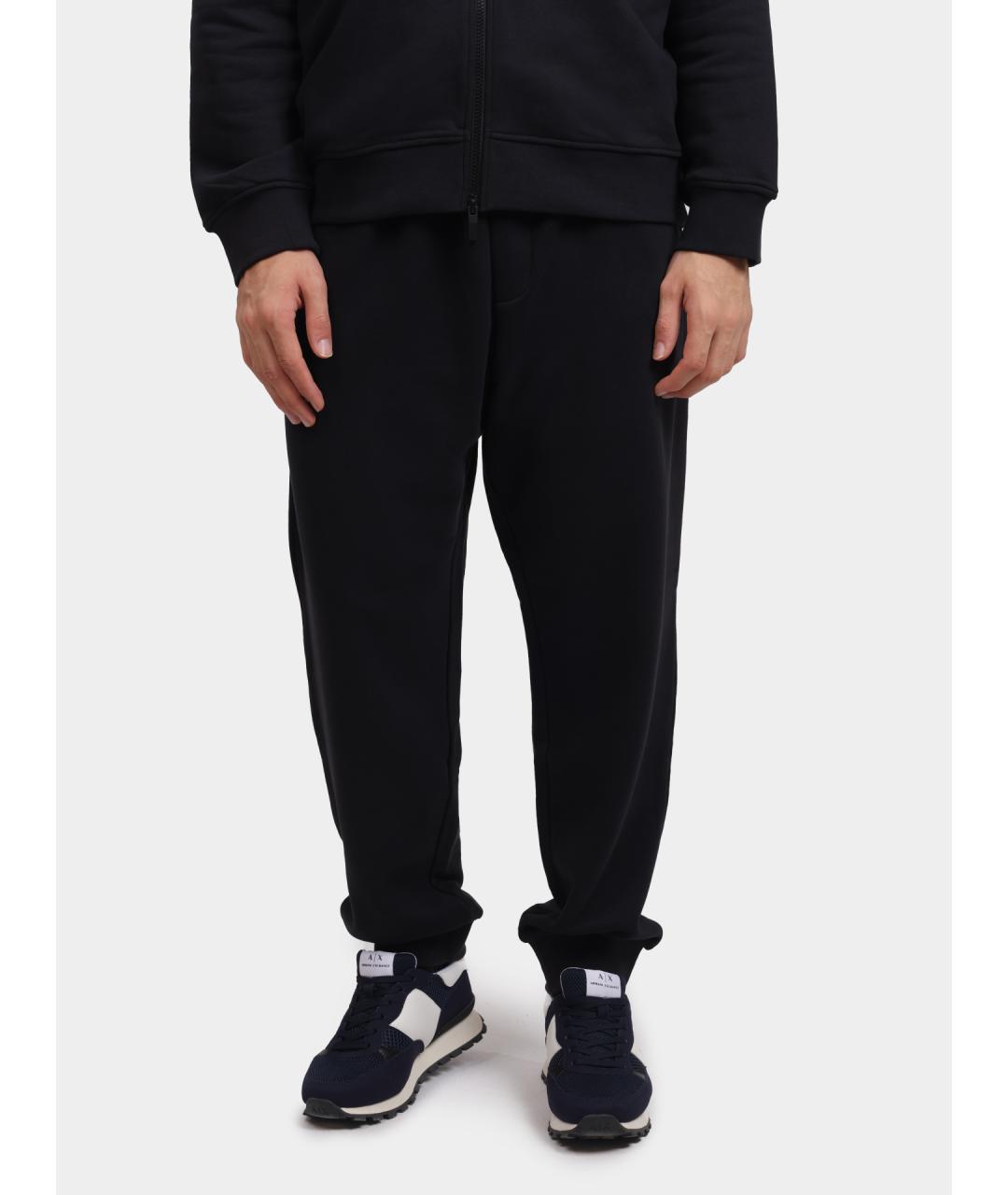 ARMANI EXCHANGE Темно-синие хлопковые повседневные брюки, фото 6