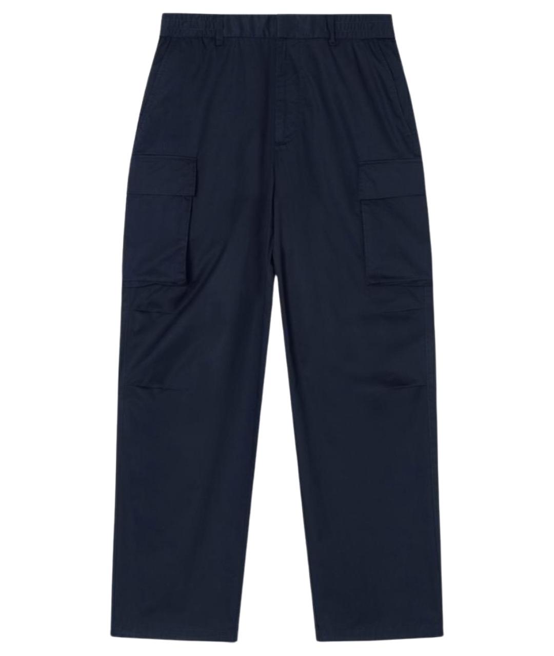 ARMANI EXCHANGE Синие хлопковые повседневные брюки, фото 1