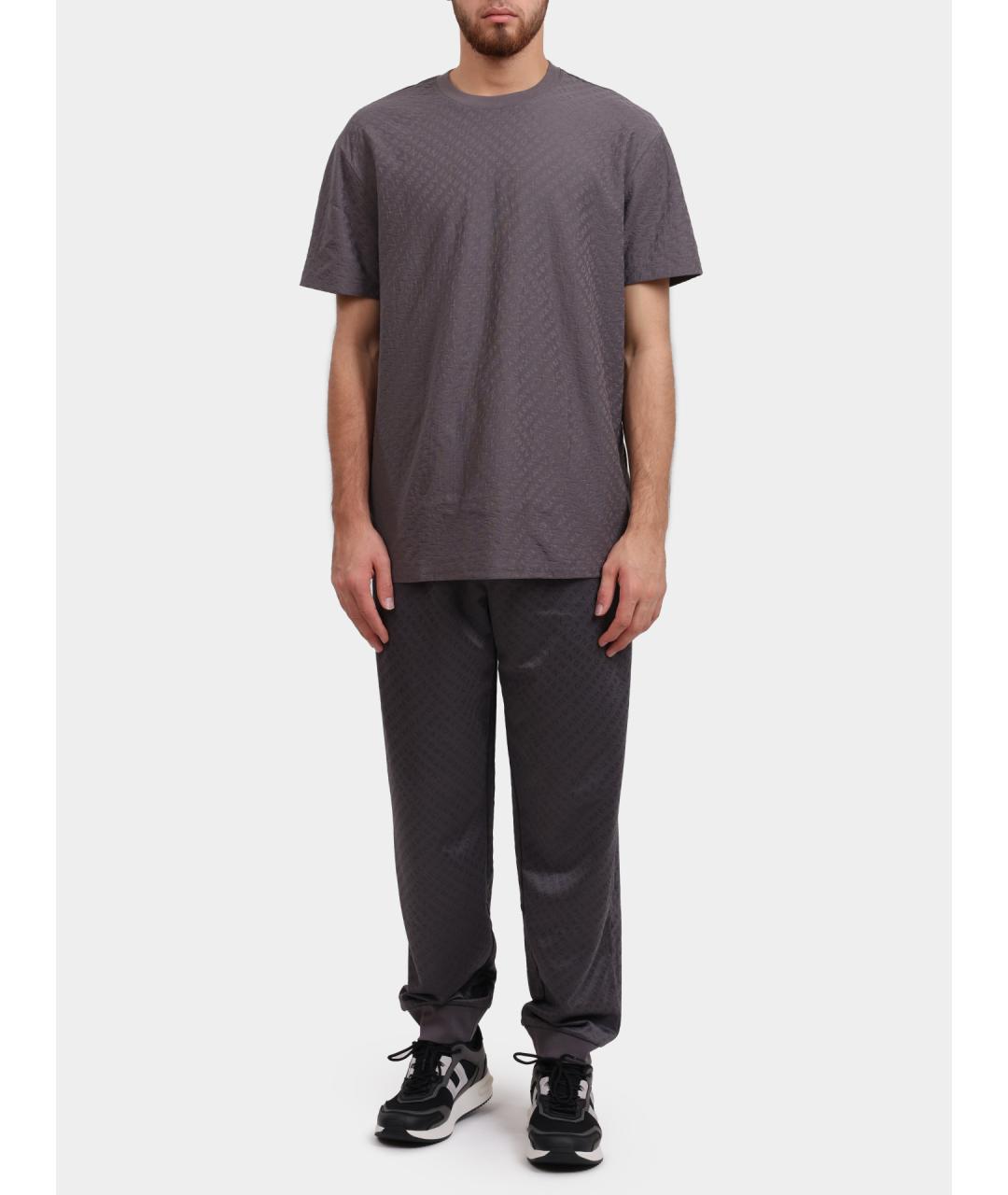 ARMANI EXCHANGE Серые повседневные брюки, фото 2