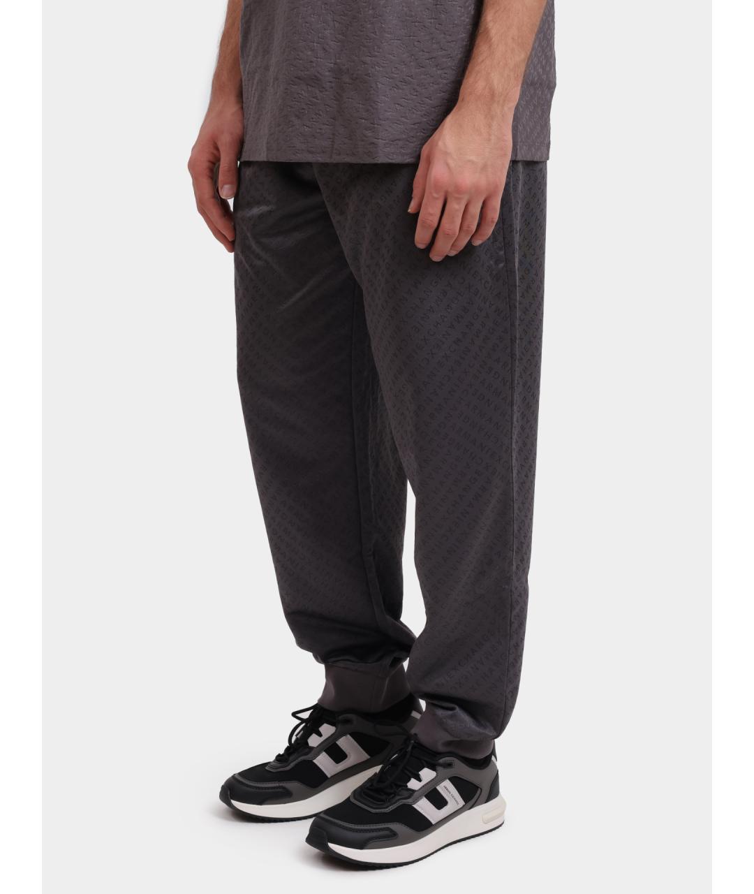 ARMANI EXCHANGE Серые повседневные брюки, фото 3