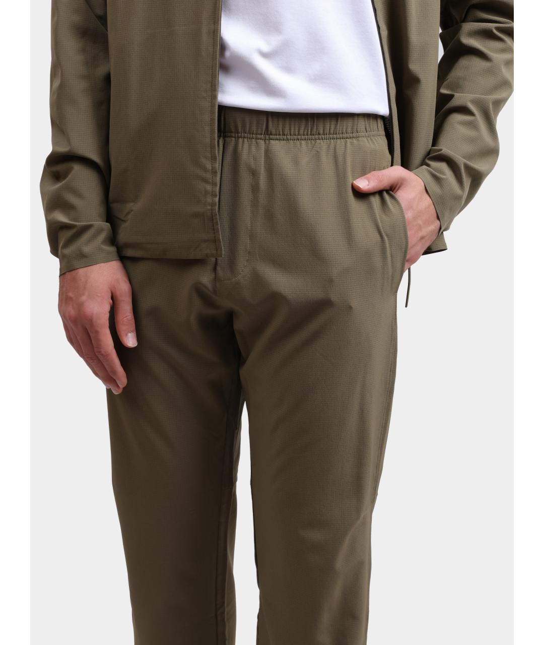 CALVIN KLEIN Зеленые повседневные брюки, фото 4