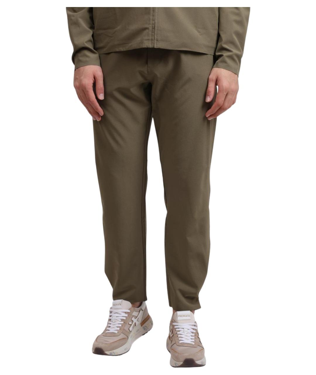 CALVIN KLEIN Зеленые повседневные брюки, фото 1