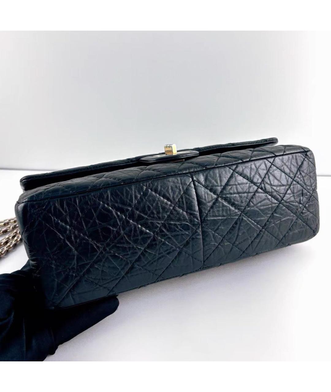CHANEL Черная кожаная сумка через плечо, фото 4