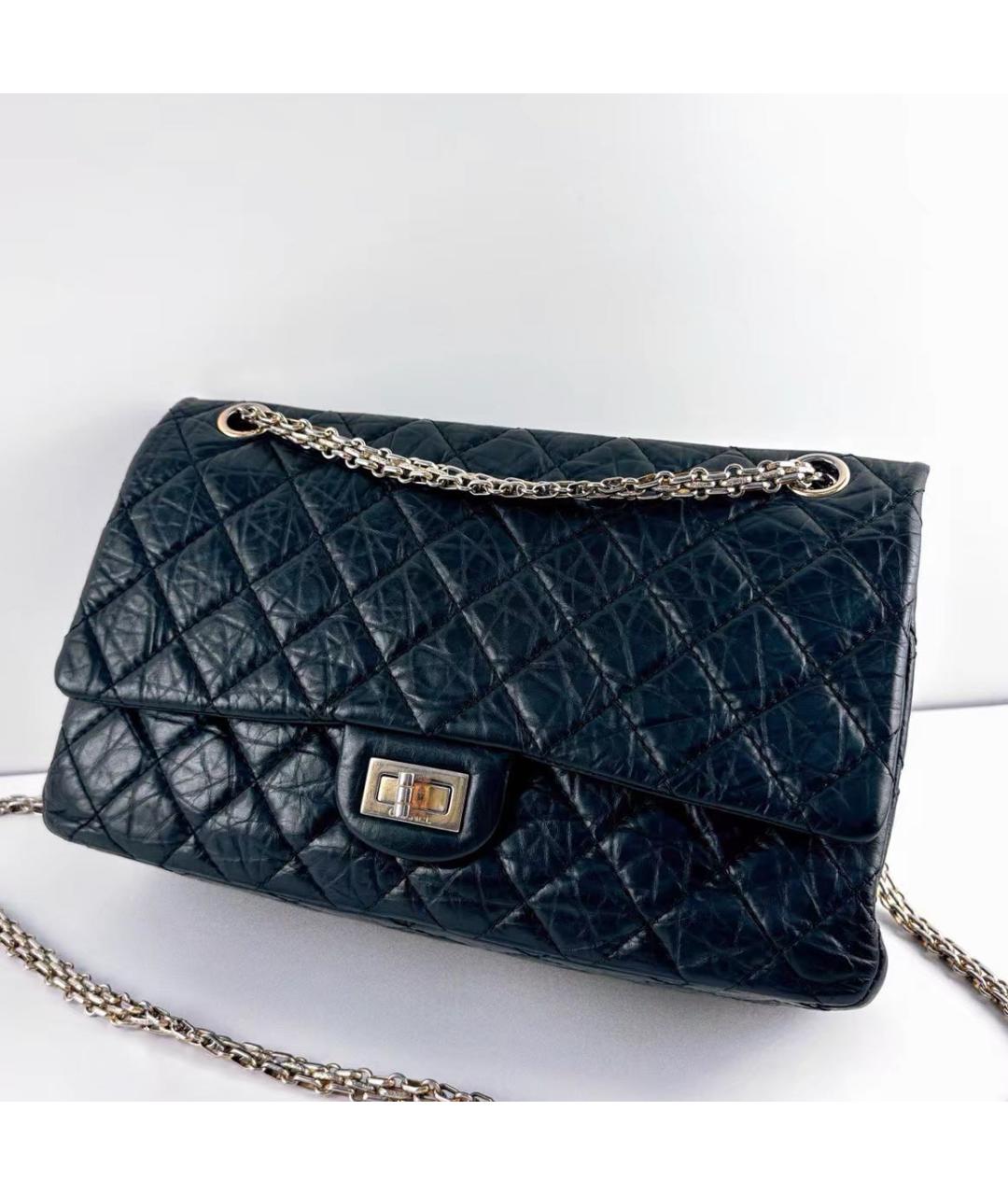 CHANEL Черная кожаная сумка через плечо, фото 3