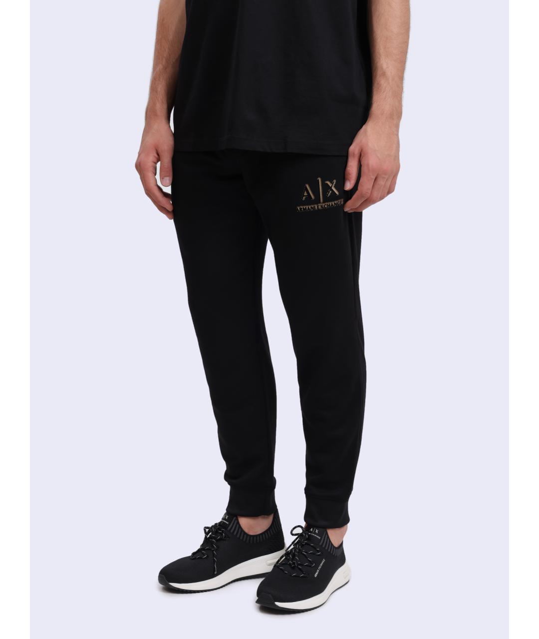 ARMANI EXCHANGE Черные повседневные брюки, фото 3