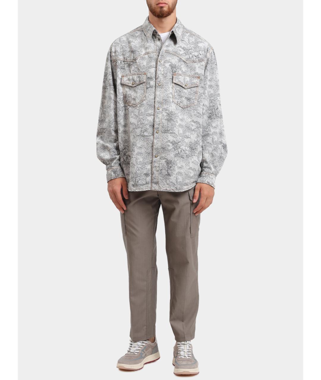 ETRO Бежевые хлопковые повседневные брюки, фото 2