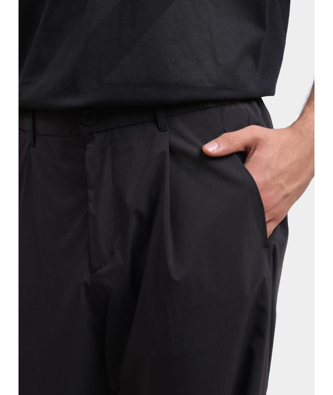 HERNO Черные повседневные брюки, фото 4