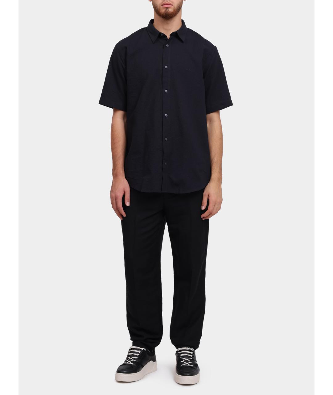 ARMANI EXCHANGE Темно-синие повседневные брюки, фото 2