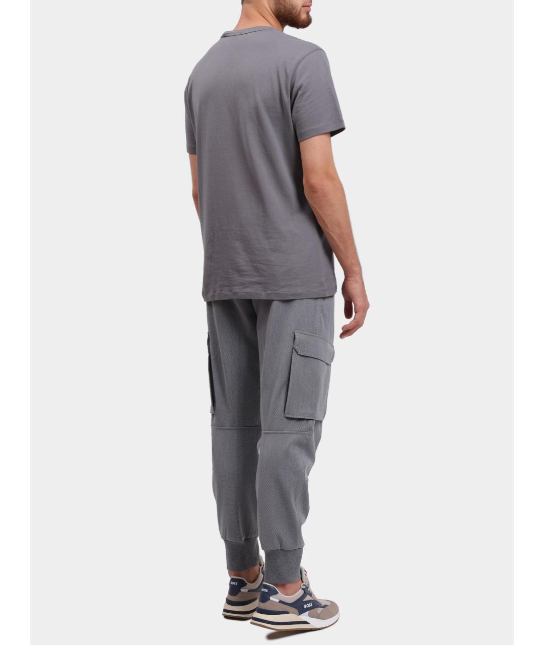 HUGO Серые повседневные брюки, фото 5