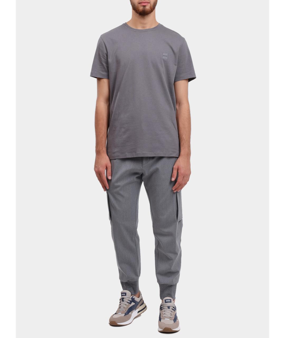 HUGO Серые повседневные брюки, фото 2