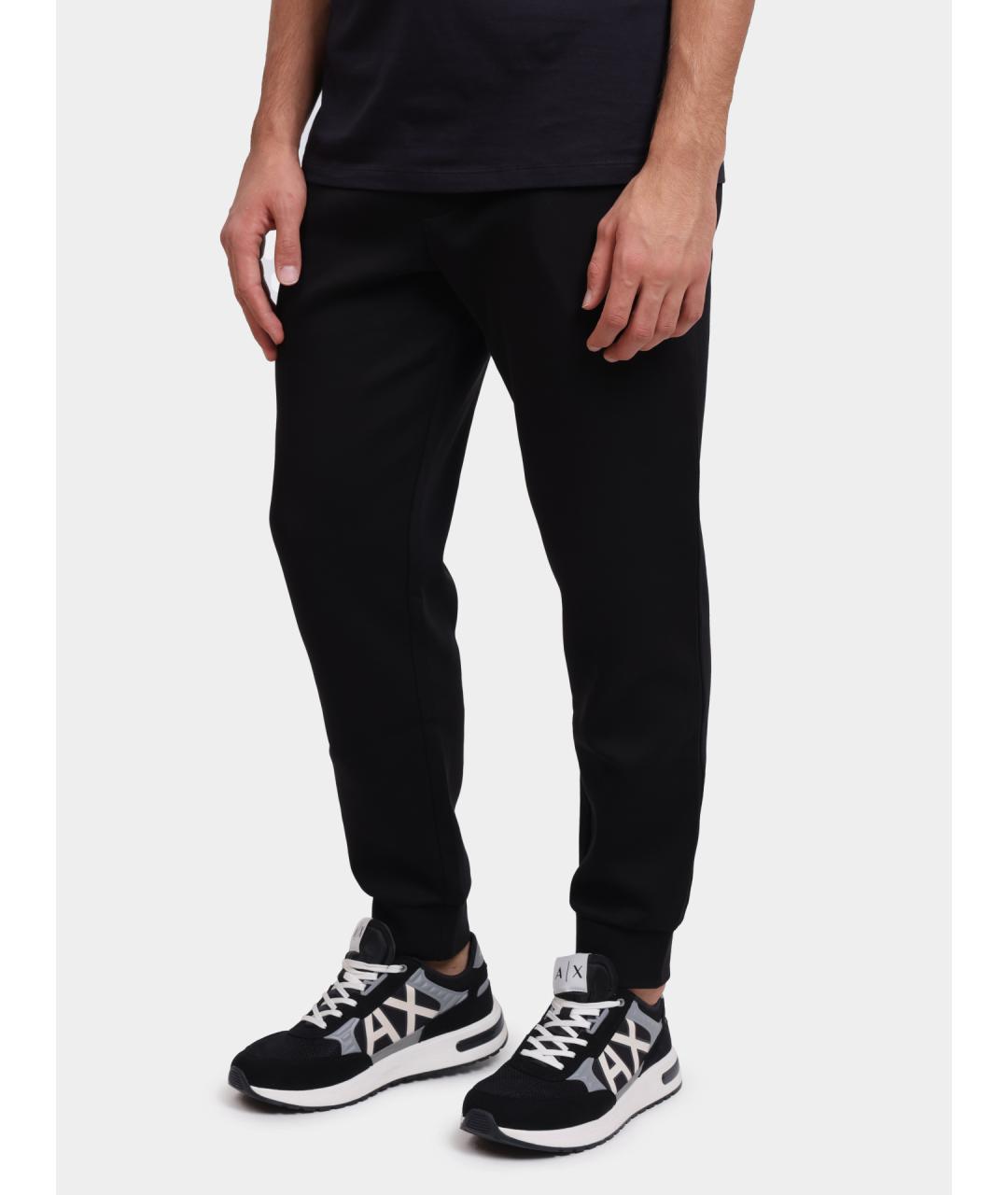 ARMANI EXCHANGE Черные повседневные брюки, фото 3