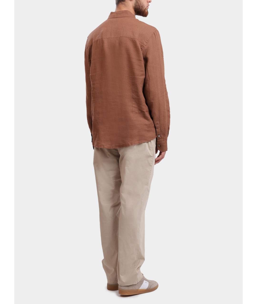 St. Barth Бежевые хлопковые повседневные брюки, фото 5