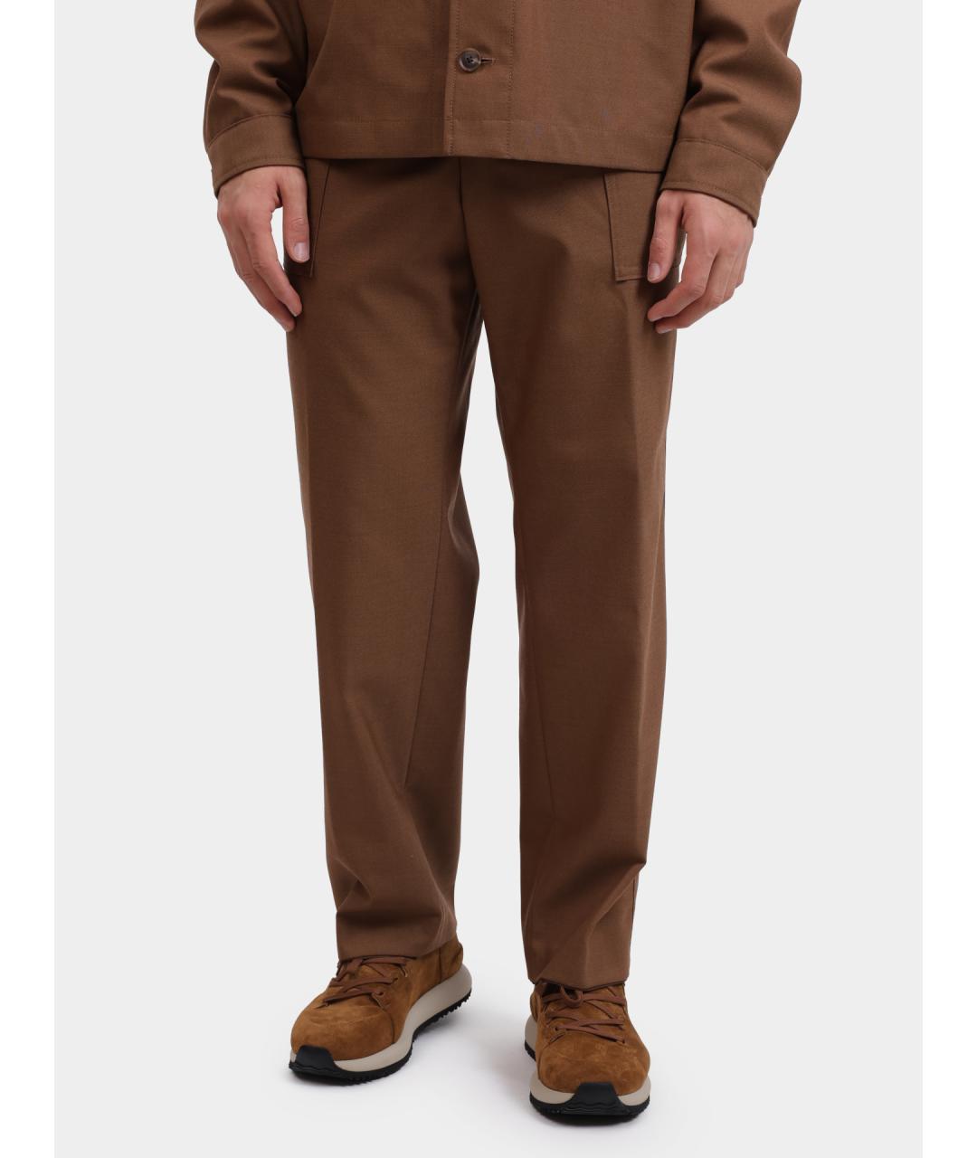 HUGO BOSS Коричневые повседневные брюки, фото 2