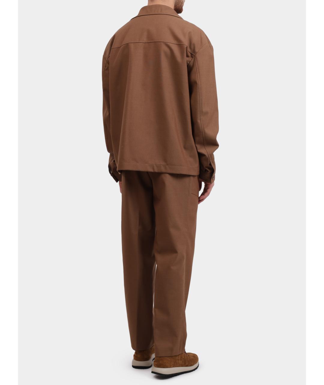 HUGO BOSS Коричневые повседневные брюки, фото 5