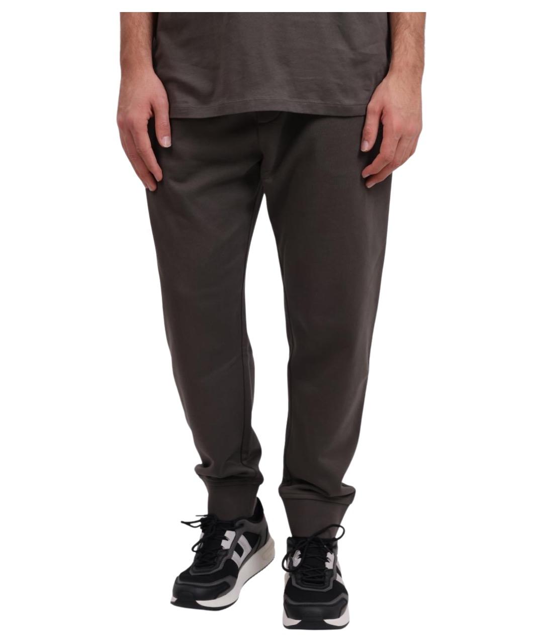 ARMANI EXCHANGE Серые хлопковые повседневные брюки, фото 1