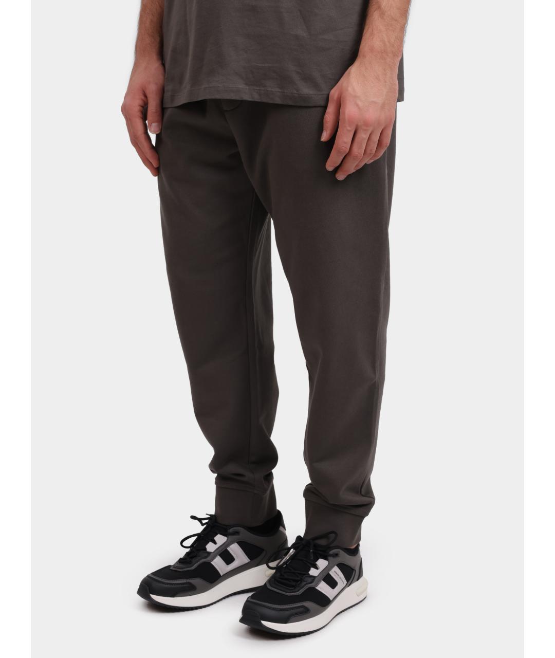 ARMANI EXCHANGE Серые хлопковые повседневные брюки, фото 3