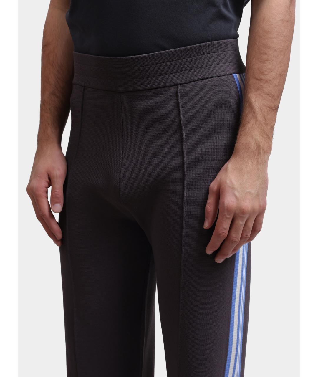 AUTRY Серые хлопковые повседневные брюки, фото 4