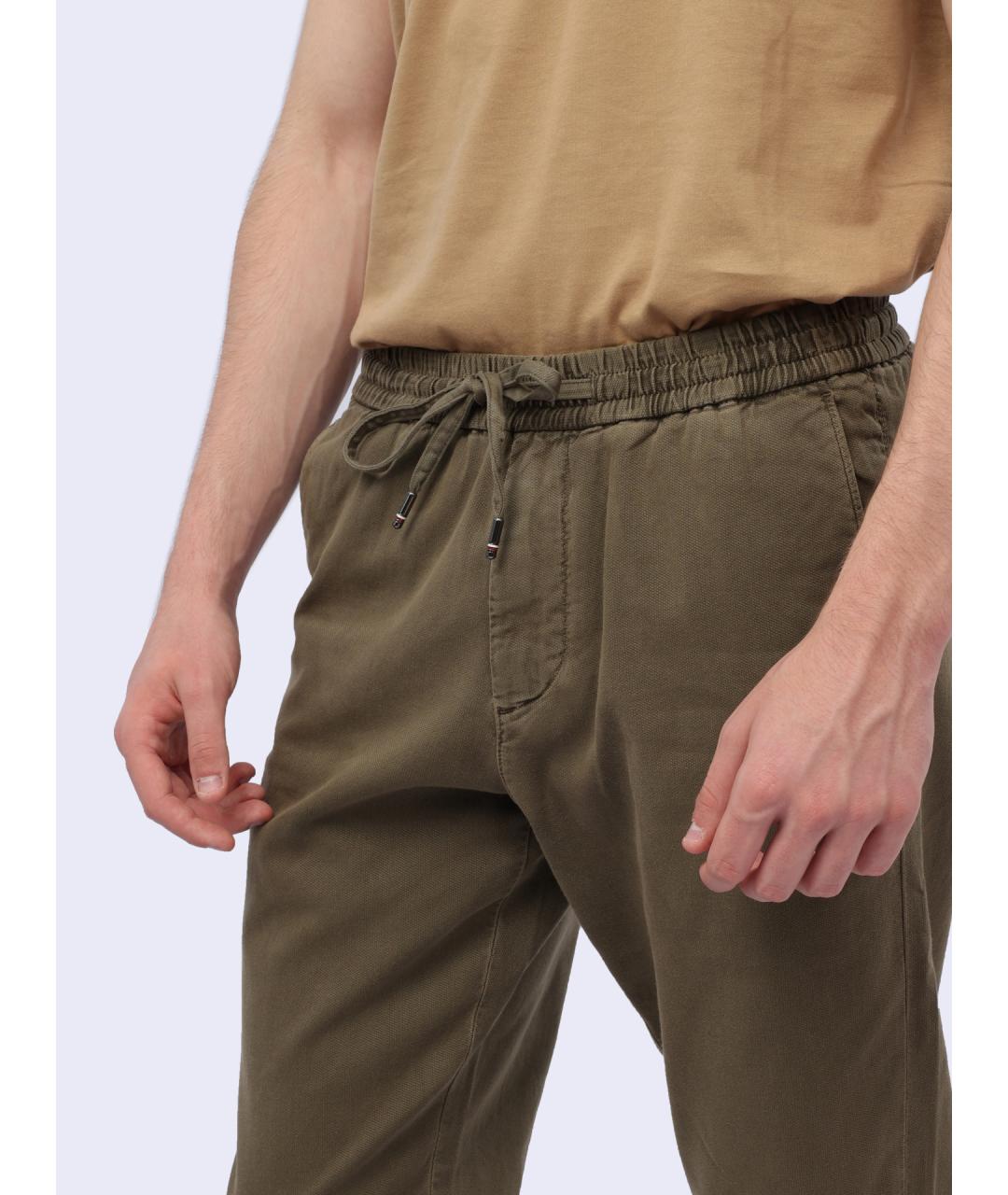 TOMMY HILFIGER Бежевые повседневные брюки, фото 4