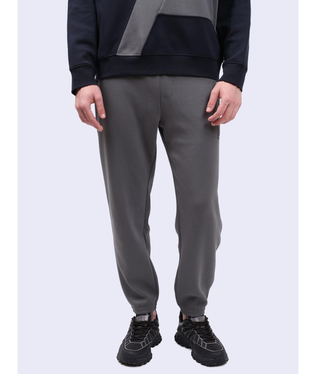 ARMANI EXCHANGE Серые хлопковые повседневные брюки, фото 6