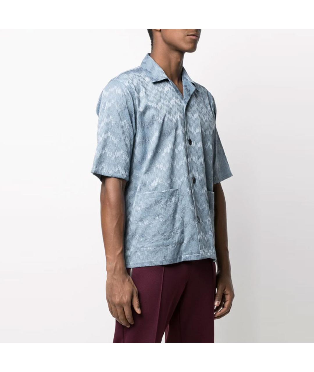 NEEDLES Синяя кэжуал рубашка, фото 3