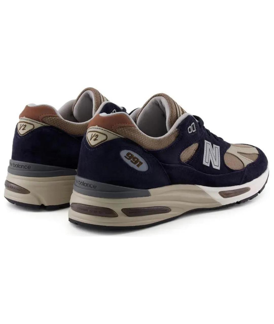 NEW BALANCE Синие замшевые кроссовки, фото 5
